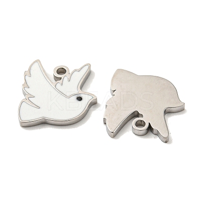 316 Surgical Stainless Steel Charms STAS-G325-06P-1