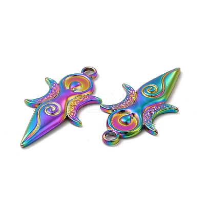 Ion Plating(IP) 304 Stainless Steel Pendants STAS-A070-33MC-1