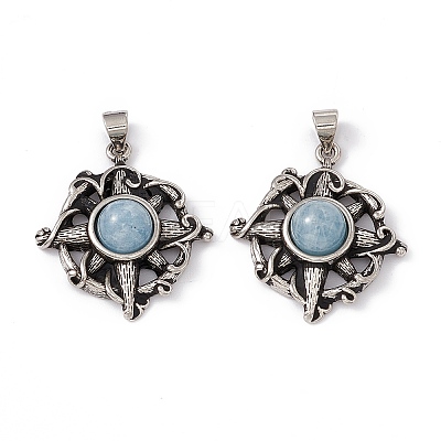 Natural Aquamarine Pendants KK-A173-07AS-01-1