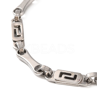 Tarnish Resistant 201 Stainless Steel Link Chain Bracelets BJEW-B078-103P-1