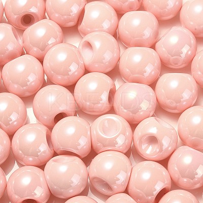 Opaque Acrylic Beads OACR-G012-01C-1