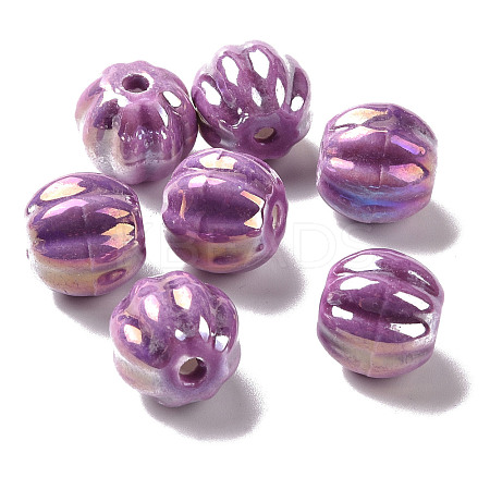 Handmade Pearlized Porcelain Beads X1-PORC-G010-01C-1