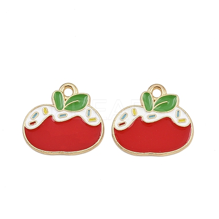 Christmas Themes Alloy Enamel Pendants ENAM-Z023-01G-03-1