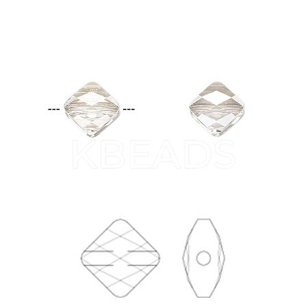 Austrian Crystal Beads 5054-6mm-001SSHA(U)-1