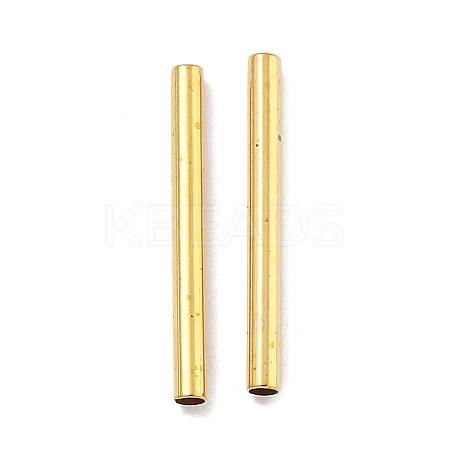 Brass Tube Beads KK-B120-03I-G-1