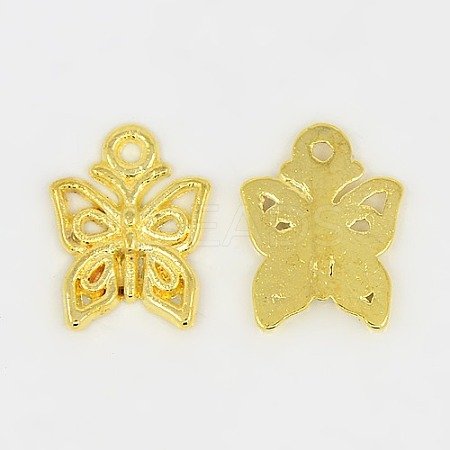 Tibetan Style Alloy Pendants TIBEP-A890-G-FF-1