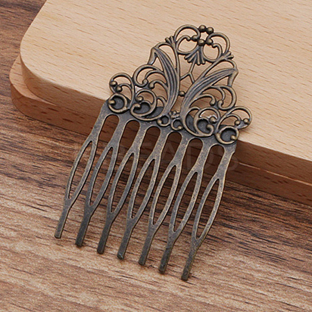 Iron Hair Combs Findings OHAR-PW0001-395AB-1