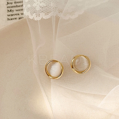 Alloy & Resin Earrings for Women FS-WG67811-51-1