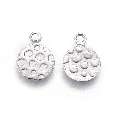 Non-Tarnish 304 Stainless Steel Charms LS-STAS-E455-01P-10mm-1