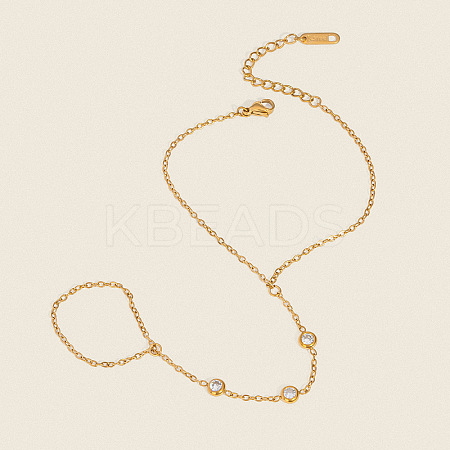 304 Stainless Steel Cable Chain Bracelets LS-MG3461-1