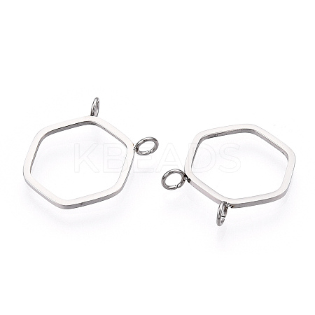 Non-Tarnish 304 Stainless Steel Pendants STAS-T064-08P-1