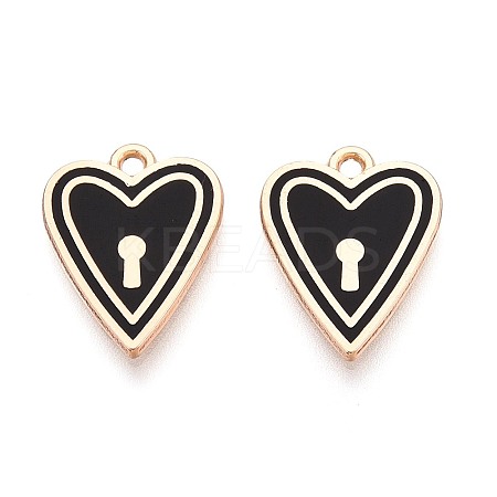 Alloy Enamel Pendants ENAM-T022-93A-G-1