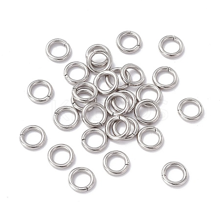 Non-Tarnish 304 Stainless Steel Open Jump Rings STAS-C040-01E-P-1