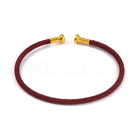 Braided Carbon Steel Wire Bracelet Making MAK-A017-B51-1