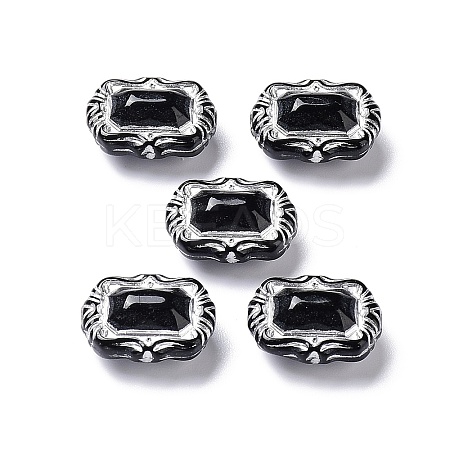 Opaque Acrylic Beads OACR-G016-17-1
