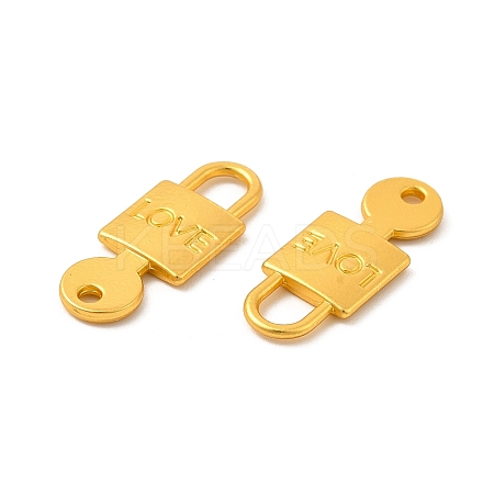 Rack Plating Alloy Connector Charms PALLOY-F287-20MG-1