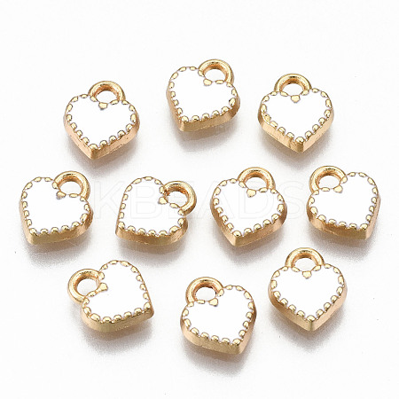 Alloy Enamel Charms X-ENAM-S126-015A-RS-1
