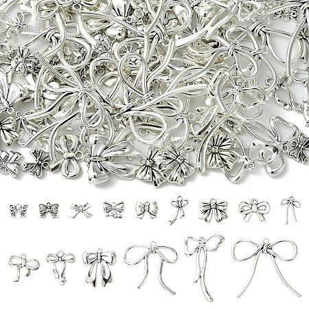 120Pcs 15 Styles Tibetan Style Alloy Pendants TIBEP-YW0002-05-1