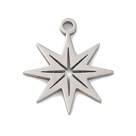 Anti-Tarnish Christmas 201 Stainless Steel Pendants STAS-Q015-11P-1