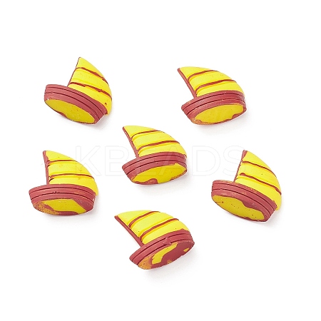 (Defective Closeout Sale: Uneven Color) Opaque Resin Cabochons CRES-XCP0001-24-1