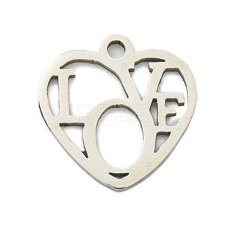 Non-Tarnish 201 Stainless Steel Charms LS-STAS-M015-29P-1