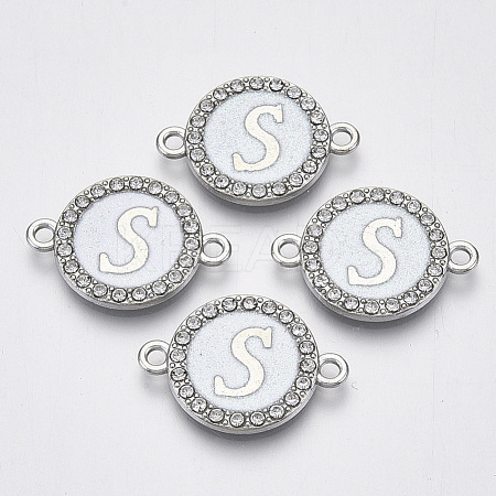 Alloy Enamel Links Connectors ENAM-TAC0003-01S-04S-1