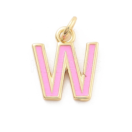 Rack Plating Brass Pendants KK-C065-02W-G-1