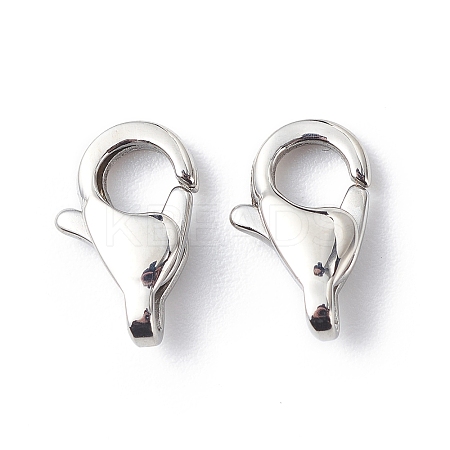 Tarnish Resistant 304 Stainless Steel Lobster Claw Clasps LS-STAS-Q048-1-1