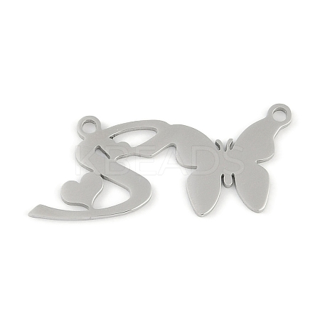 Non-Tarnish 304 Stainless Steel Pendants STAS-L279-002P-S-1