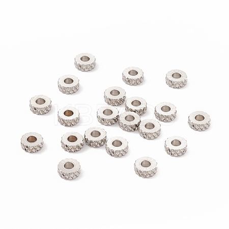 Non-Tarnish 201 Stainless Steel Spacer Beads STAS-A057-25A-P-1