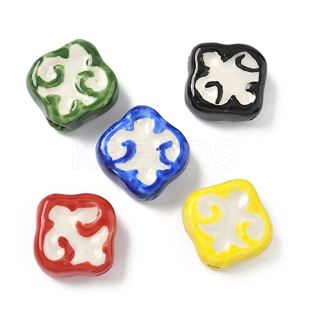 Handmade Porcelain Beads PORC-S003-02-1