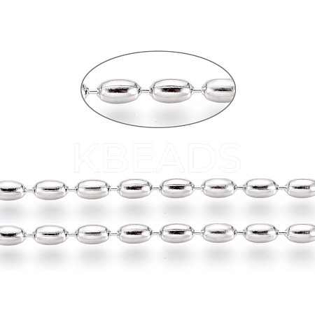 Non-Tarnish 304 Stainless Steel Ball Chains CHS-L024-024E-1