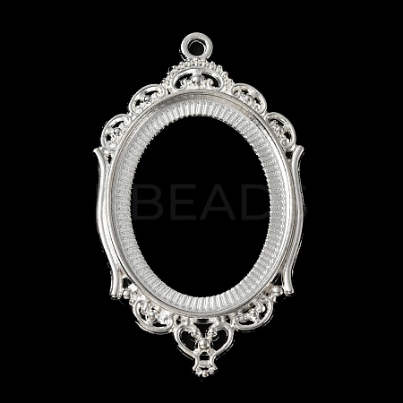 Zinc Alloy Pendant Cabochon Settings FIND-WH050-70S-1