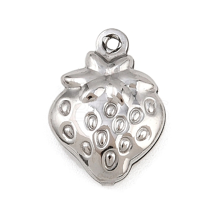 Fruit 304 Stainless Steel Pendants STAS-P418-03C-P-1