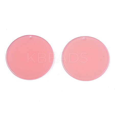 Translucent Cellulose Acetate(Resin) Pendants LS-KY-T040-21D-1