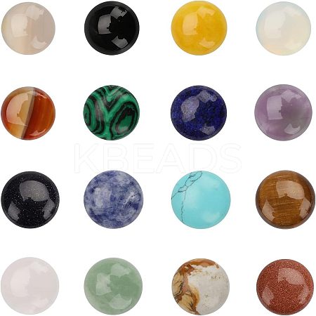 Mixed Gemstone Cabochons G-GA0001-07-1