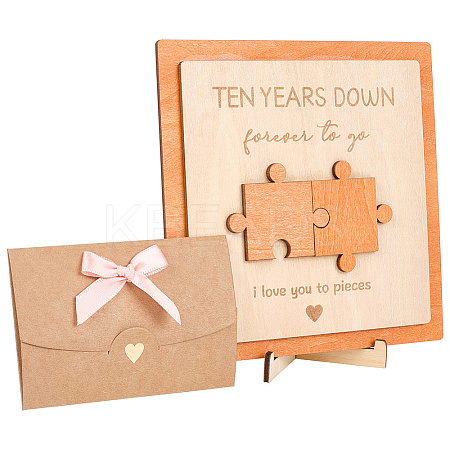 1 Set 10st Anniversary Gift For Boyfriend Girlfriend DJEW-SP0001-07A-1