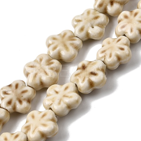 Handmade Porcelain Beads Srands PORC-K010-03B-1