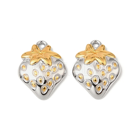 304 Stainless Steel Pendants STAS-T068-72GP-1
