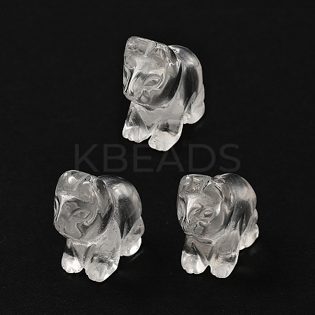 Chinese Zodiac Natural Quartz Crystal Carved Beads G-D300-01H-1