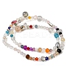 Mixed Electroplate Glass Beads Strands EGLA-A003-01-11