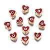 Alloy Enamel Beads PALLOY-Q441-036A-RS-1