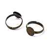 Brass Pad Ring Base Findings EC022-NFAB-1