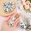 11Pcs 5 Style Plastic & Glass Disco Ball Cake Decorations FEPA-CP0001-01-3