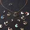 40Pcs 20 Style Golden Alloy Enamel Pendant ENAM-SZ0002-11-7