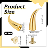 40 Bags Alloy Sharp Cone Rivets FIND-PH0026-12G-2