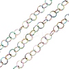 Ion Plating(IP) Rainbow Color 304 Stainless Steel Rolo Chains CHS-B001-03M-1