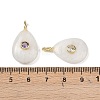Natural White Moonstone Pendants G-H322-01G-09-3