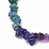 Chakra Natural Mixed Gemstone Chips Stretch Bracelets for Women BJEW-JB11633-02-3