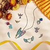 18Pcs 9 Style Rainbow Color Alloy Pendants FIND-FH0004-11-4